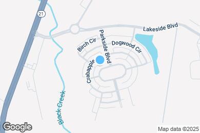 Map image of the property - 106 Parkside Blvd