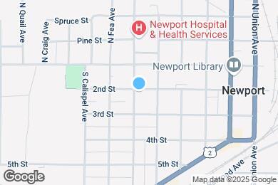 Map image of the property - 725 2nd St