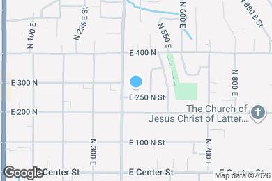 Map image of the property - 427 E 250 N
