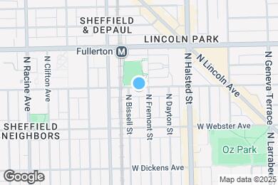 Map image of the property - 913 W Belden Ave