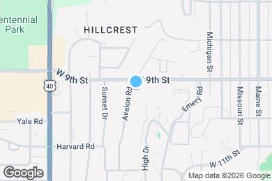 Map image of the property - 1621West Apartments