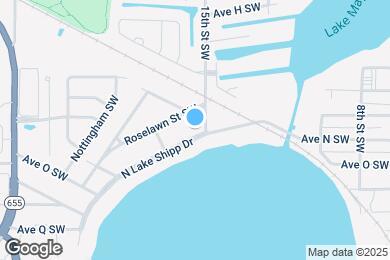 Map image of the property - 1405 N Lake Shipp Dr