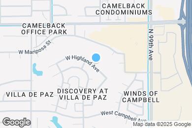 Map image of the property - 10044 W Highland Ave