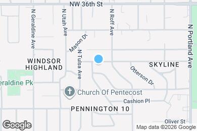 Map image of the property - 4024 NW 32nd St