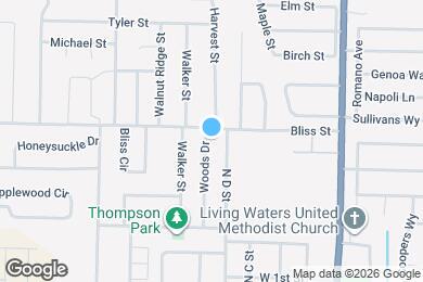 Map image of the property - 600 Woods Dr