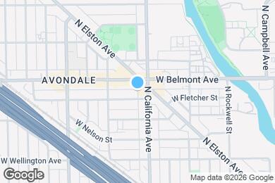 Map image of the property - 2814 W Fletcher St