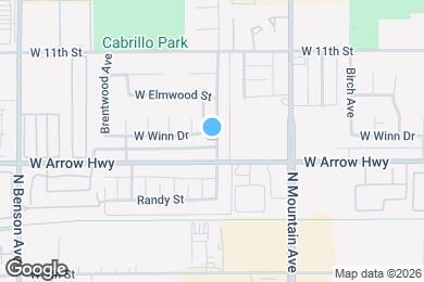 Map image of the property - 1318 W Winn Dr