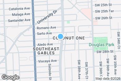 Map image of the property - 3406 Ponce de Leon Blvd