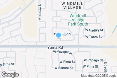 Map image of the property - 22236 W Desert Bloom St