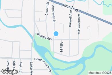 Map image of the property - 58 Lombardy St