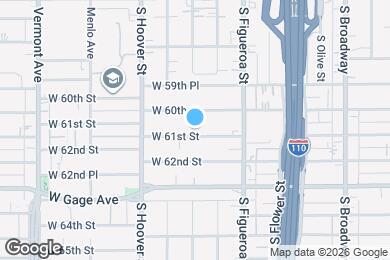 Map image of the property - 629 W 61st St