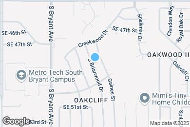 Map image of the property - 4936 S Briarwood Dr