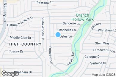 Map image of the property - 2008 Arles Ln