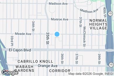 Map image of the property - 4377 Wilson Ave