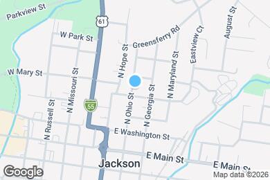 Map image of the property - 408 N Ohio St