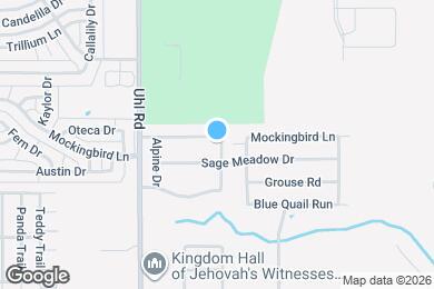Map image of the property - 822 Cascade Dr