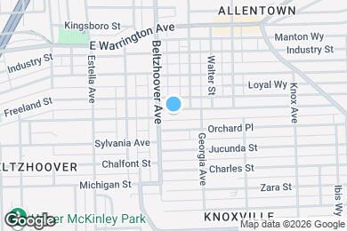 Map image of the property - 616 Lillian St