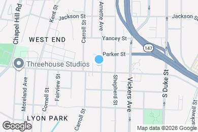 Map image of the property - 910 Arnette Ave