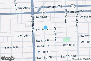 Map image of the property - 1101 SW 25th Ave