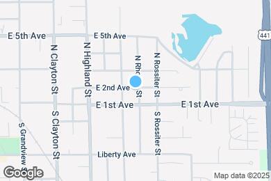 Map image of the property - 157 N Rhodes St