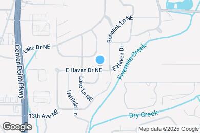 Map image of the property - 244 E Haven Dr
