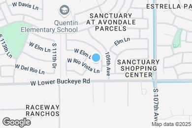Map image of the property - 10959 W Elm Ln