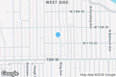 Map image of the property - 1118 King Ave