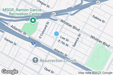 Map image of the property - 969 S Lorena St