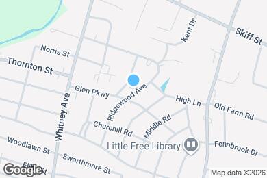 Map image of the property - 203 Ridgewood Ave