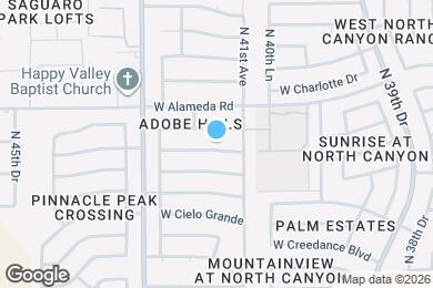 Map image of the property - 4126 W Misty Willow Ln