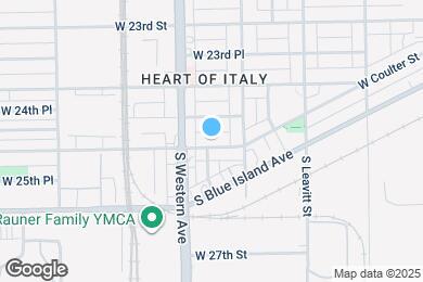 Map image of the property - 2332 W 25th St