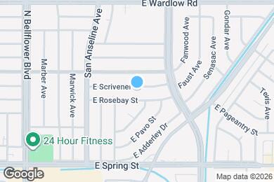 Map image of the property - 5818 E Scrivener St