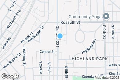 Map image of the property - 813 S 4th St