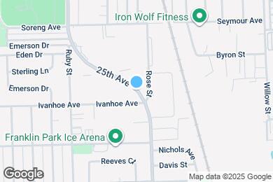 Map image of the property - 3824 25th Ave