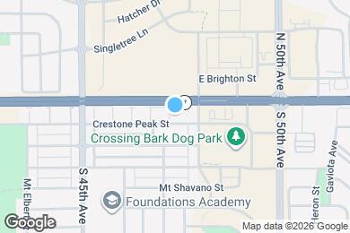 Map image of the property - 4747 Crestone Peak St