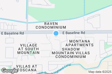 Map image of the property - 3418 E Valencia Dr