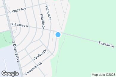 Map image of the property - 813 S Valentine Dr