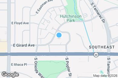Map image of the property - 3470 S Poplar St