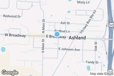 Map image of the property - 202 E Broadway