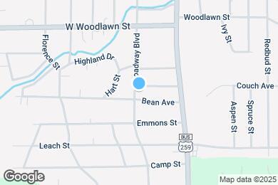 Map image of the property - 2602 Broadway Blvd