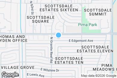 Map image of the property - 8420 E Edgemont Ave