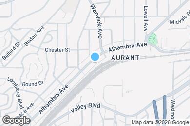 Map image of the property - 5442 Alhambra Ave