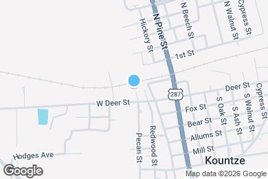 Map image of the property - 110 Pecan St