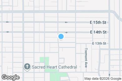 Map image of the property - 710 E 13th St