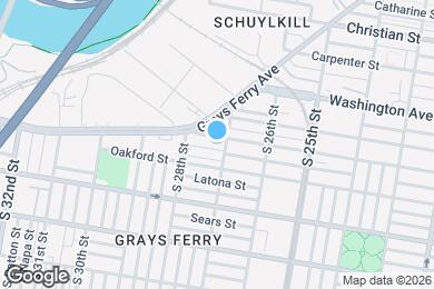 Map image of the property - 2708 Federal St