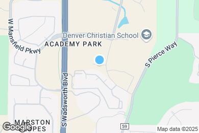 Map image of the property - 4075 S Teller St