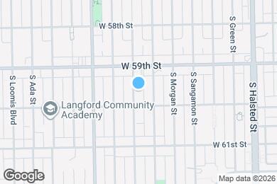 Map image of the property - 5941 S Aberdeen St