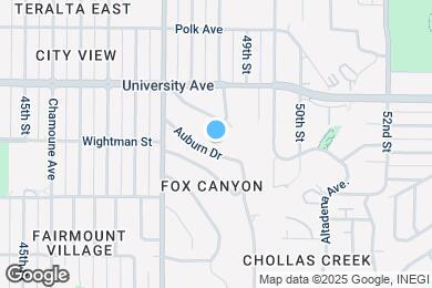 Map image of the property - 4830 Auburn Dr