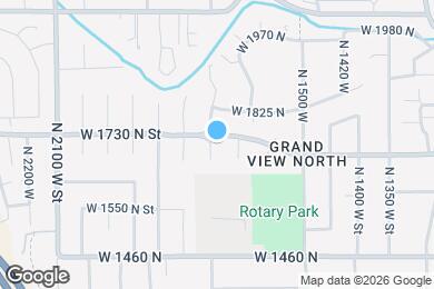 Map image of the property - 1731 W 1730 N St