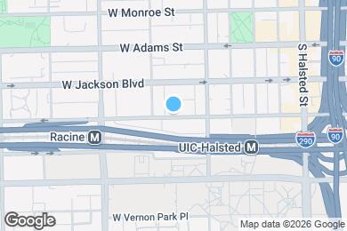 Map image of the property - 1042 W Van Buren St